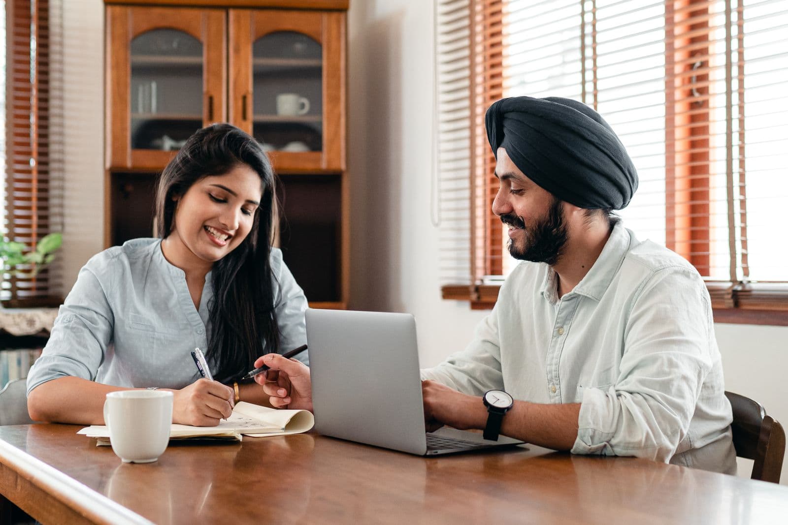 Indian professionals collaborating on a technical internship project